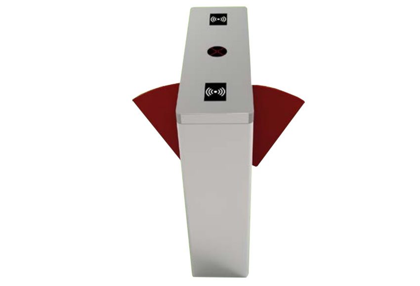 Hàng rào bán tự động Flap Barrier ZKTeco FBL 1222 - Hàng chính hãng