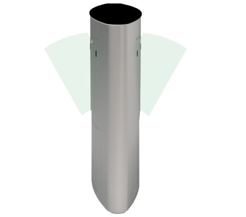 Hàng rào FlapBarrie bán tự động ZKTeco FBL 5200 - Hàng chính hãng