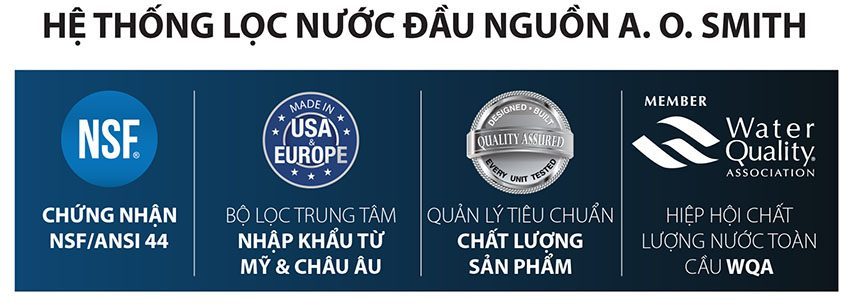 Hệ thống lọc nước đầu nguồn cao cấp A.O.Smith LS03U - Hàng chính hãng