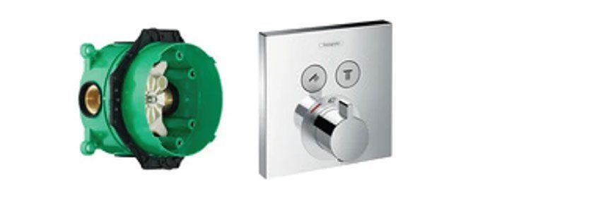 Thiết kế bộ điều khiển chia nước của hệ thống sen âm tường Raindance Select E 300