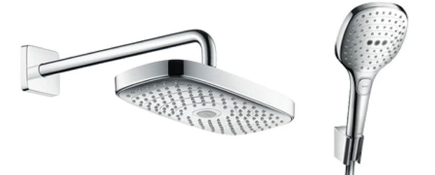 Thiết kế vòi sen của hệ thống sen âm tường Raindance Select E 300