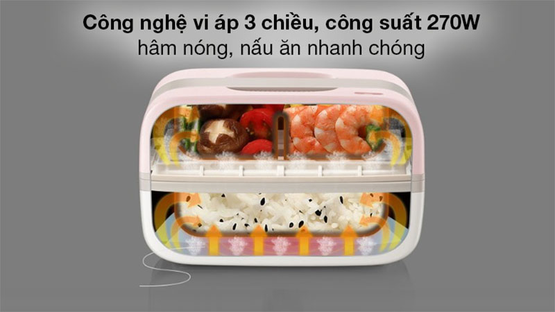 Hộp cơm điện Bear DFH-B10J2 - Hàng chính hãng