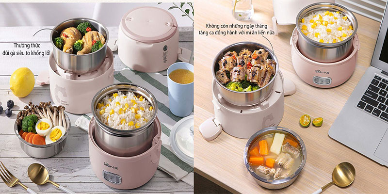 Hộp cơm điện Bear DFH-B20S6 - Hàng chính hãng