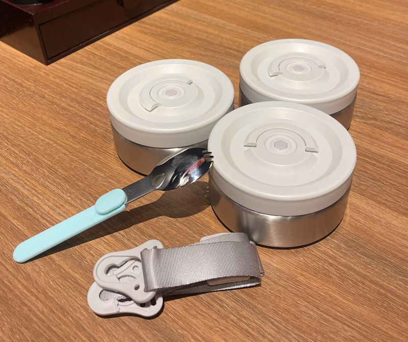 Hộp cơm giữ nhiệt inox 3 ngăn Kalpen E7 - Hàng chính hãng