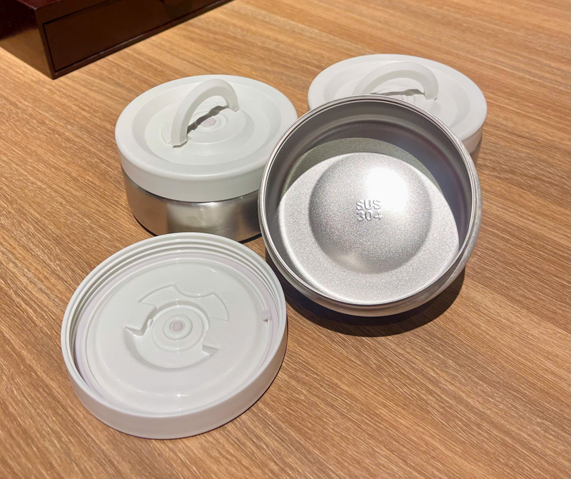 Hộp cơm giữ nhiệt inox 3 ngăn Kalpen E7 - Hàng chính hãng