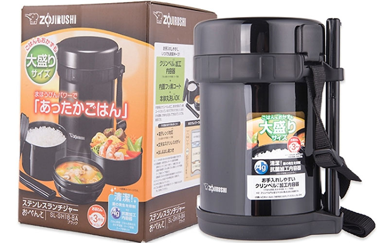 Hộp cơm giữ nhiệt Zojirushi SL-GH18-BA - Hàng chính hãng