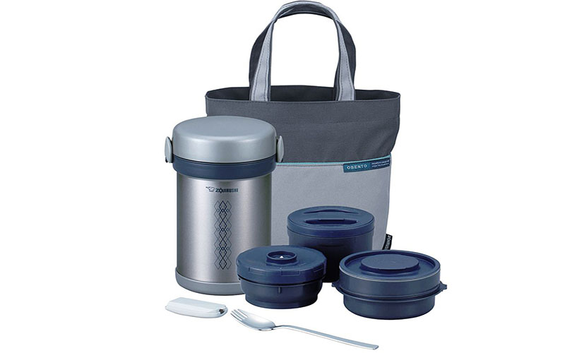 Hộp cơm giữ nhiệt Zojirushi SL-NC09-ST - Hàng chính hãng