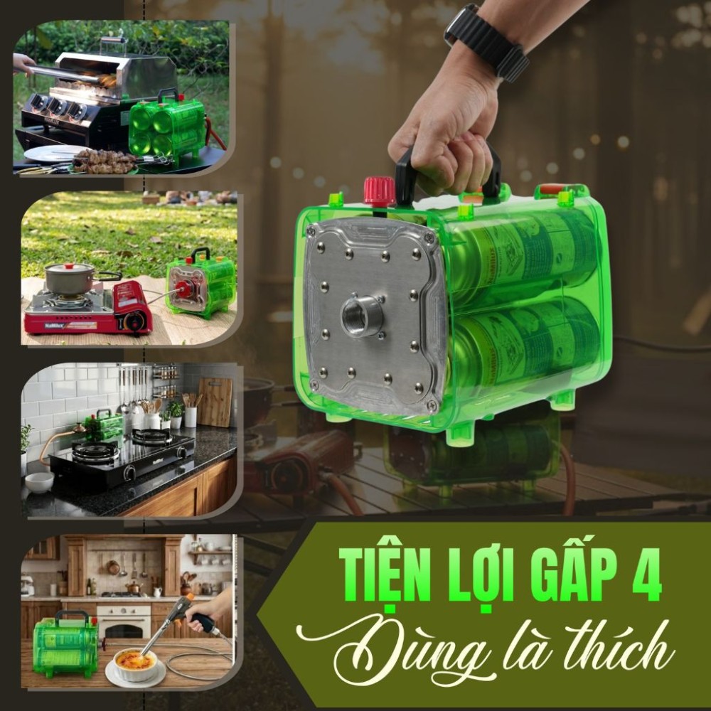 Hộp đựng lon ga Namilux HL-4X - Hàng chính hãng