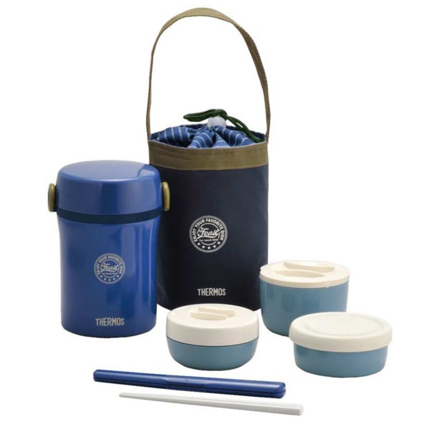 Hộp giữ thức ăn Thermos JBC-801-BLUE