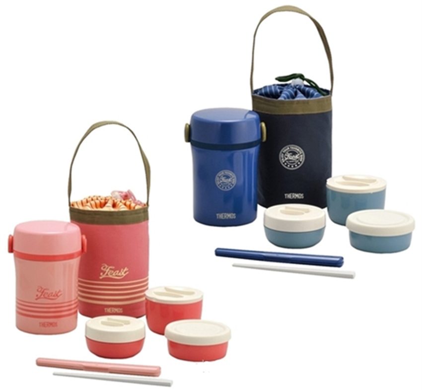 Thiết kế của hộp giữ thức ăn Thermos JBC-801-BLUE