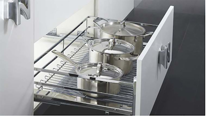 Kệ xoong nồi nan dẹt Gerari GN7.800 - Hàng chính hãng