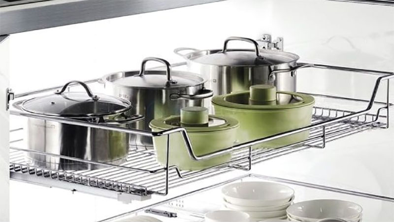 Kệ xoong nồi nan tròn Gerari GN7.T800 - Hàng chính hãng