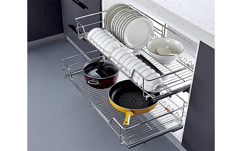 Kệ xoong nồi nan tròn Gerari GN7.T800 - Hàng chính hãng