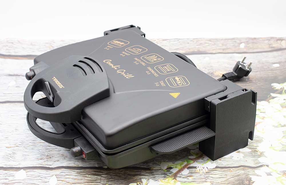 Kẹp nướng điện Tiross TS965 - Công suất 1900W - Hàng chính hãng