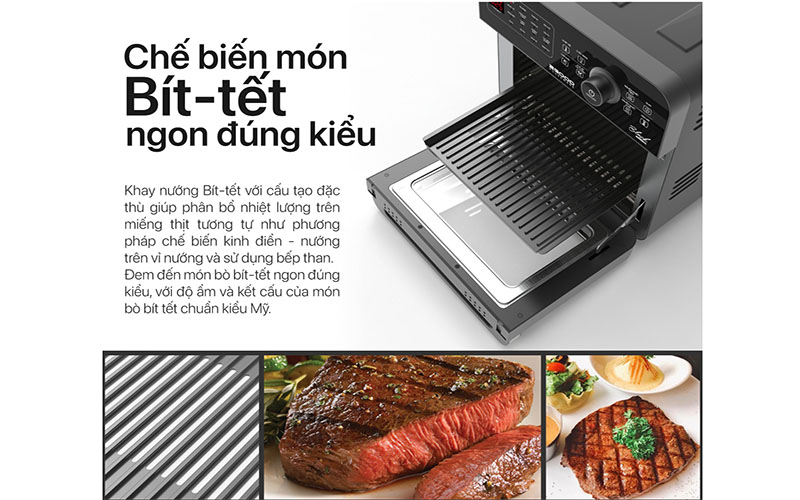 Khay nướng bít tết nồi chiên không dầu 2GOOD S19/S20