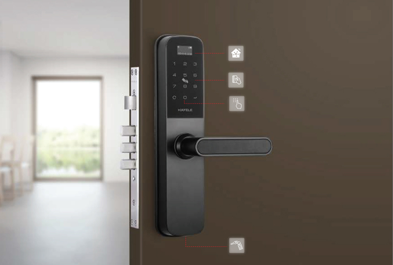 Khóa cửa điện tử Hafele DL6000 (912.20.581) - Hàng chính hãng