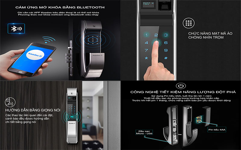 Khóa cửa điện tử Kaadas K7 - Hàng chính hãng