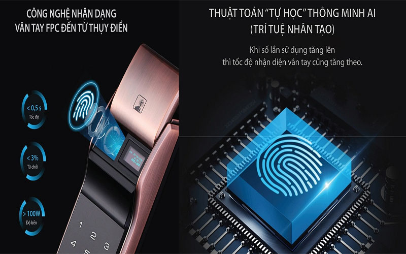 Khóa cửa điện tử Kaadas K7-5 - Hàng chính hãng