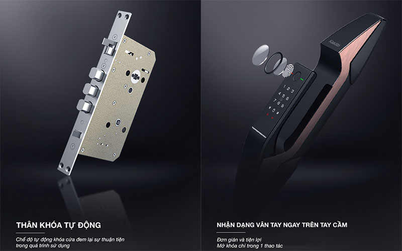 Khóa cửa điện tử Kaadas K8-T - Hàng chính hãng