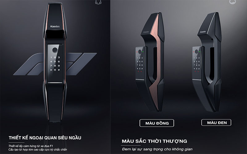 Khóa cửa điện tử Kaadas K8-T - Hàng chính hãng