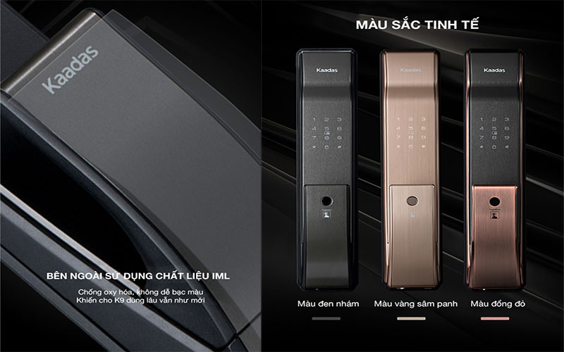 Khóa điện tử Kaadas K9 - Hàng chính hãng