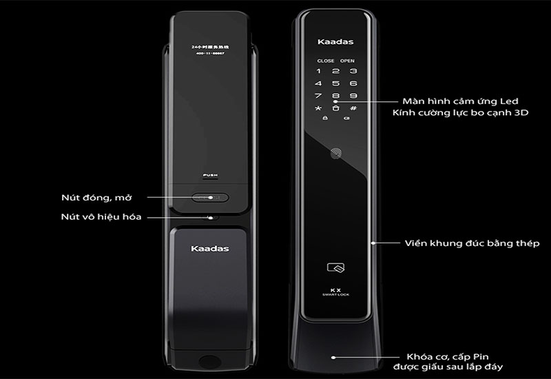 Khóa điện tử Kaadas KX-T - Hàng chính hãng