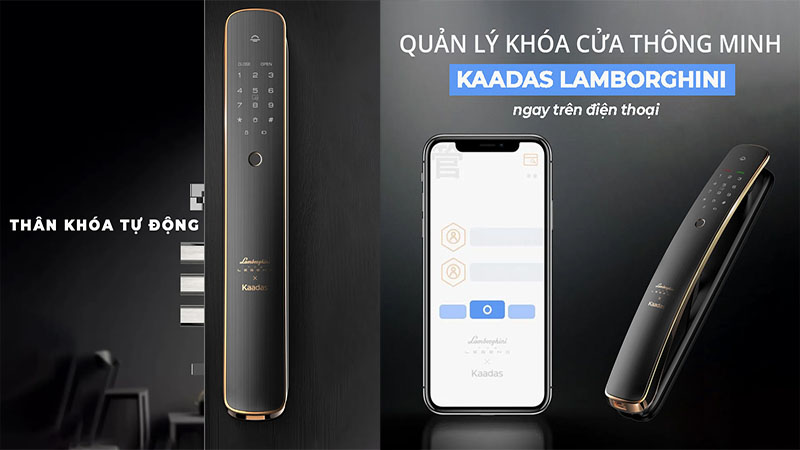 Khóa cửa điện tử Kaadas Lamborghini - Hàng chính hãng