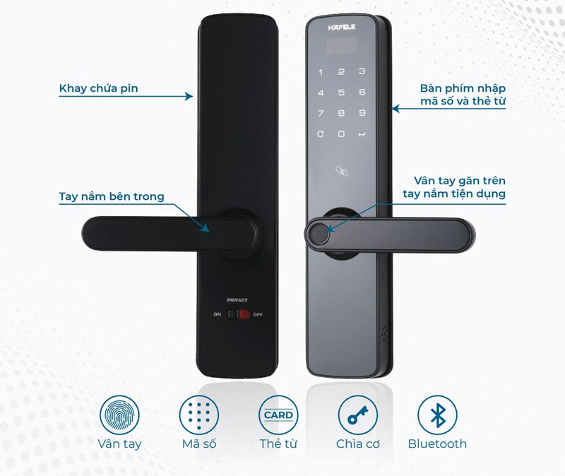 Khóa điện tử Hafele EL7100 - Hàng chính hãng