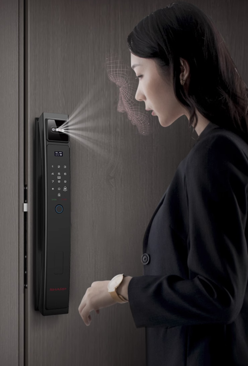 Khóa này còn có công nghệ mở khóa bằng khuôn mặt hiện đại 3D face