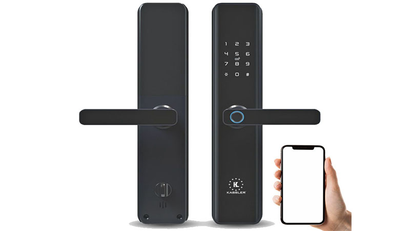Khóa vân tay Kassler KL-555 Black App Wifi - Hàng chính hãng