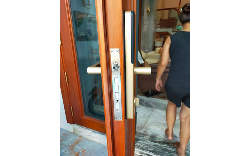 Khóa cửa vân tay Kassler KL-678 GOLD App Wifi