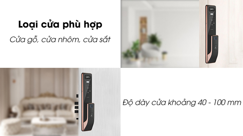 Khóa vân tay Kassler KL-828F APP - Hàng chính hãng