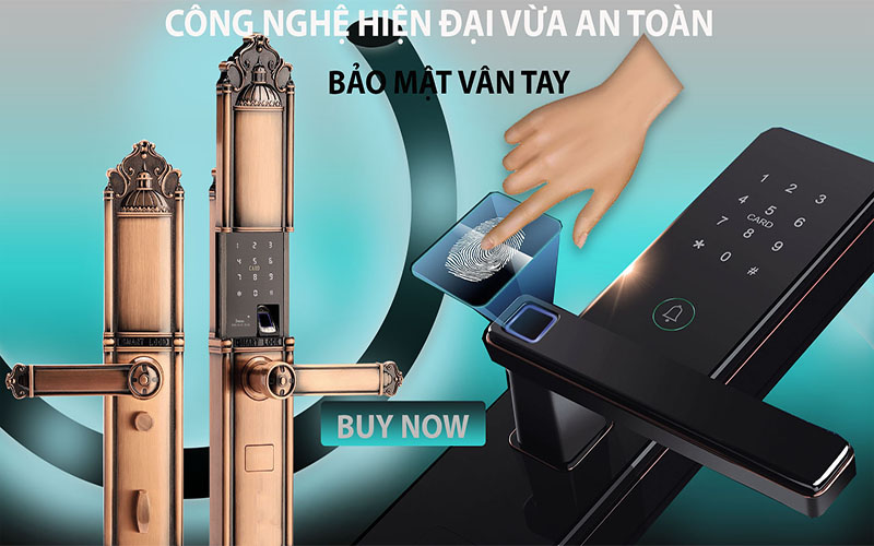 Công nghệ vân tay của Khóa đại sảnh, biệt thự Demax SL821