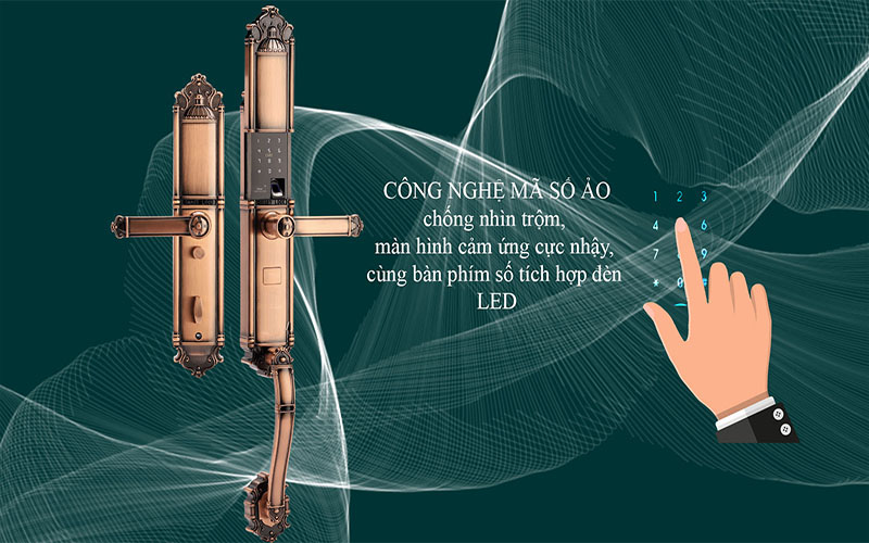 Công nghệ mã số của Khóa đại sảnh, biệt thự Demax SL821