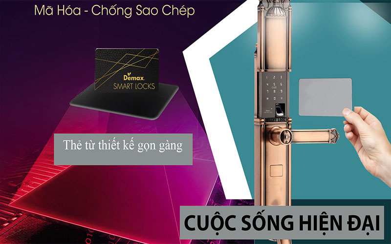 Công nghệ thẻ từ của Khóa đại sảnh, biệt thự Demax SL821