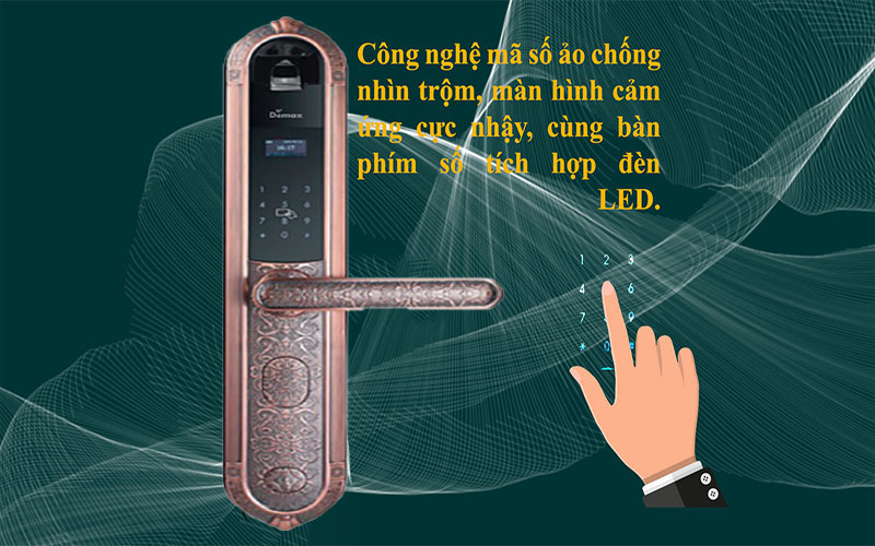 Khóa đại sảnh, biệt thự Demax SL8915 - Hàng chính hãng