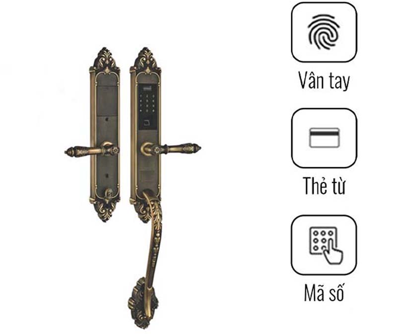 Khóa đại sảnh vân tay Kassler KL-969GR - Hàng chính hãng