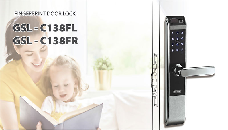 Khóa cửa điện tử Giovani GSL-C138FL/FR - Hàng chính hãng