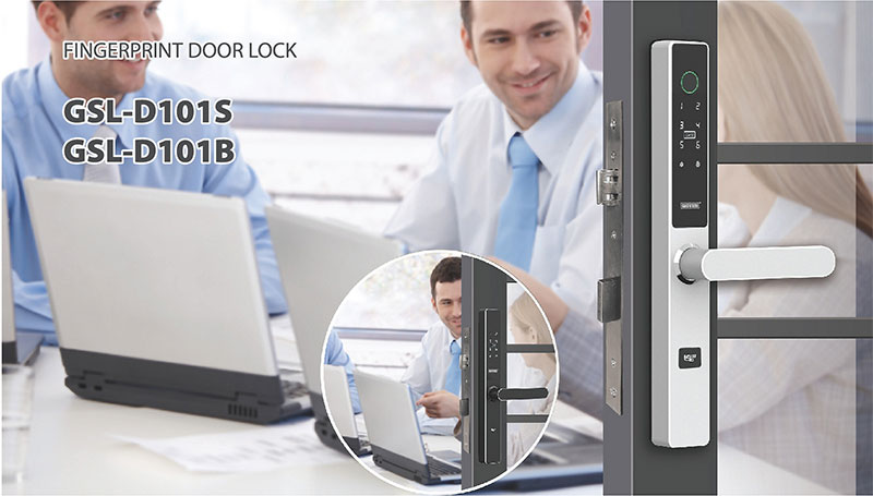 Khóa cửa điện tử Giovani GSL-D101S/GSL-D101B với thiết kế tinh tế, hiện  đại
