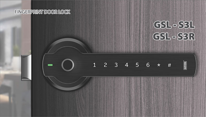 Khóa điện tử Giovani GSL-S3L/R có thiết kế hiện đại, sang trọng 