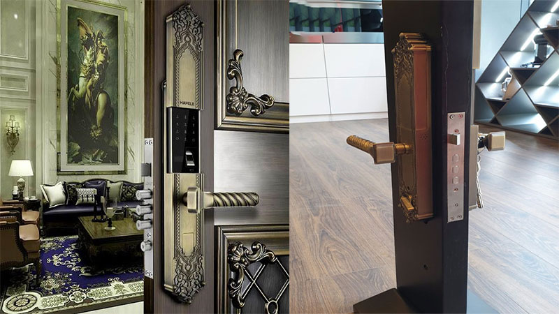 Khóa điện tử Hafele EL10K màu vàng (912.05.317) - Hàng chính hãng