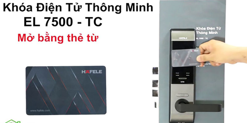 Khóa điện tử Hafele EL7500-TC/ 912.05.717 - Hàng chính hãng