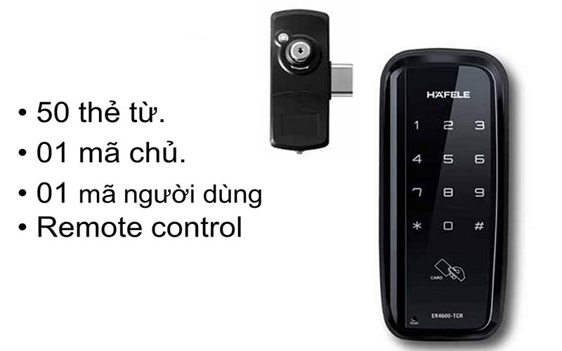 Khóa điện tử Hafele ER4600-TCR 912.05.721 - Hàng chính hãng