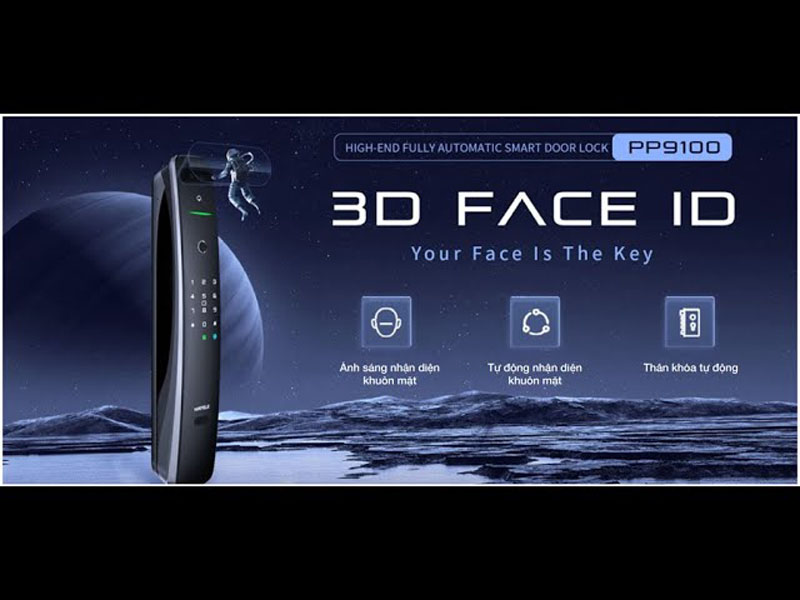 Khóa điện tử Hafele PP9100 Màu đen (912.20.697) - Hàng chính hãng