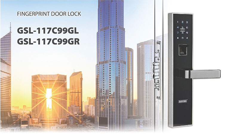 Khóa điện tử có điều khiển từ xa Giovani GSL-117C99GL/GR - Hàng chính hãng