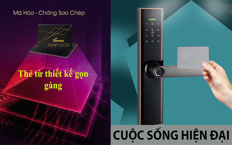 Khóa điện tử thông minh Demax SL266 - Hàng chính hãng