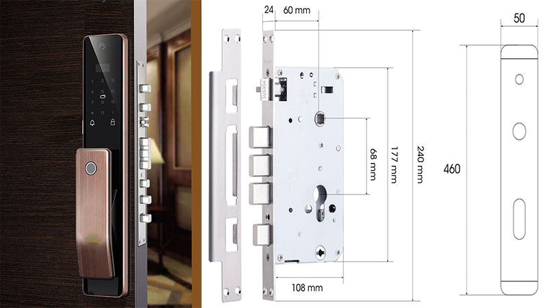 Khóa điện tử thông minh Demax SL828 - Hàng chính hãng