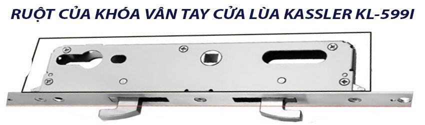 Ruột của Khóa cửa điện tử thông minh Kassler KL-599I