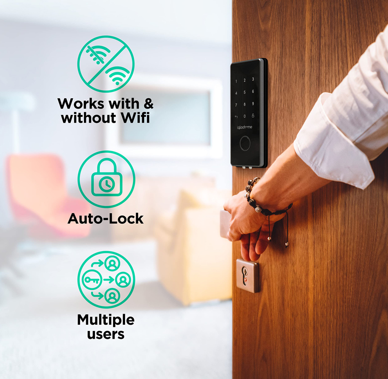 Khóa cửa điện tử thông minh Igloohome Deadbolt 2S IGB4 - Hàng chính hãng