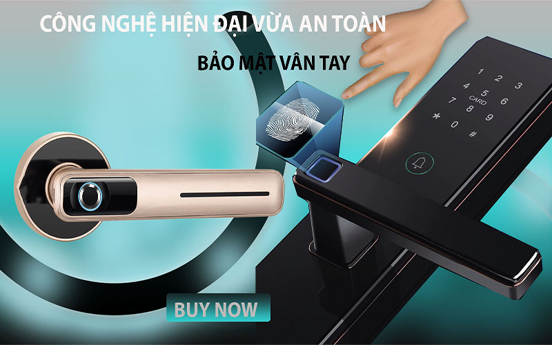 Khóa điện tử vân tay Demax SL105 - Hàng chính hãng